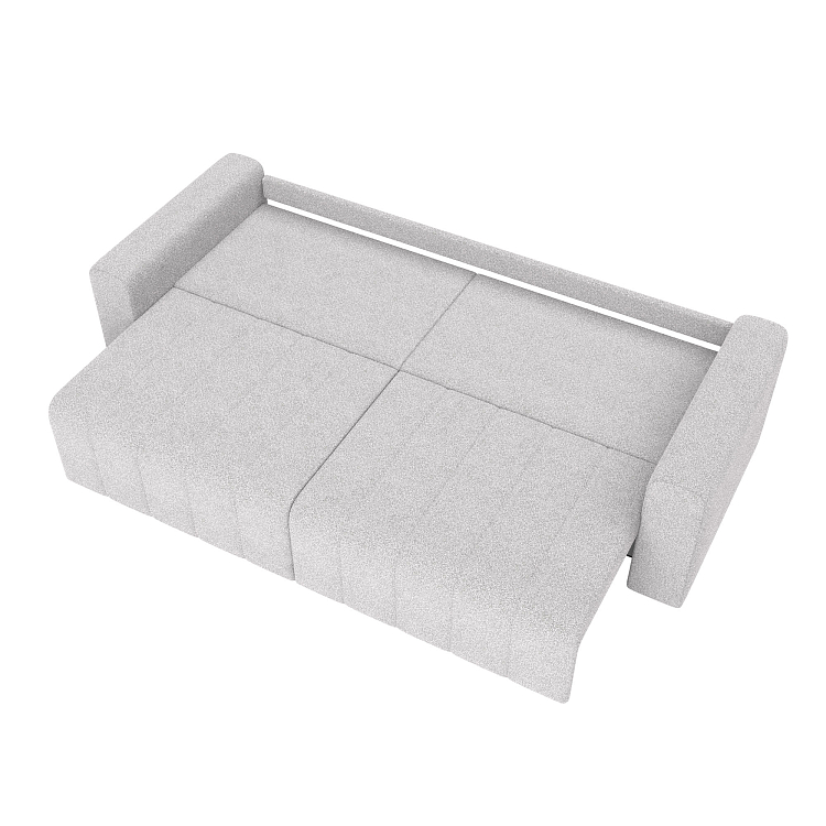 Вайли / Диван - кровать 3-х местн. Экомех fluffy 81 сильвер